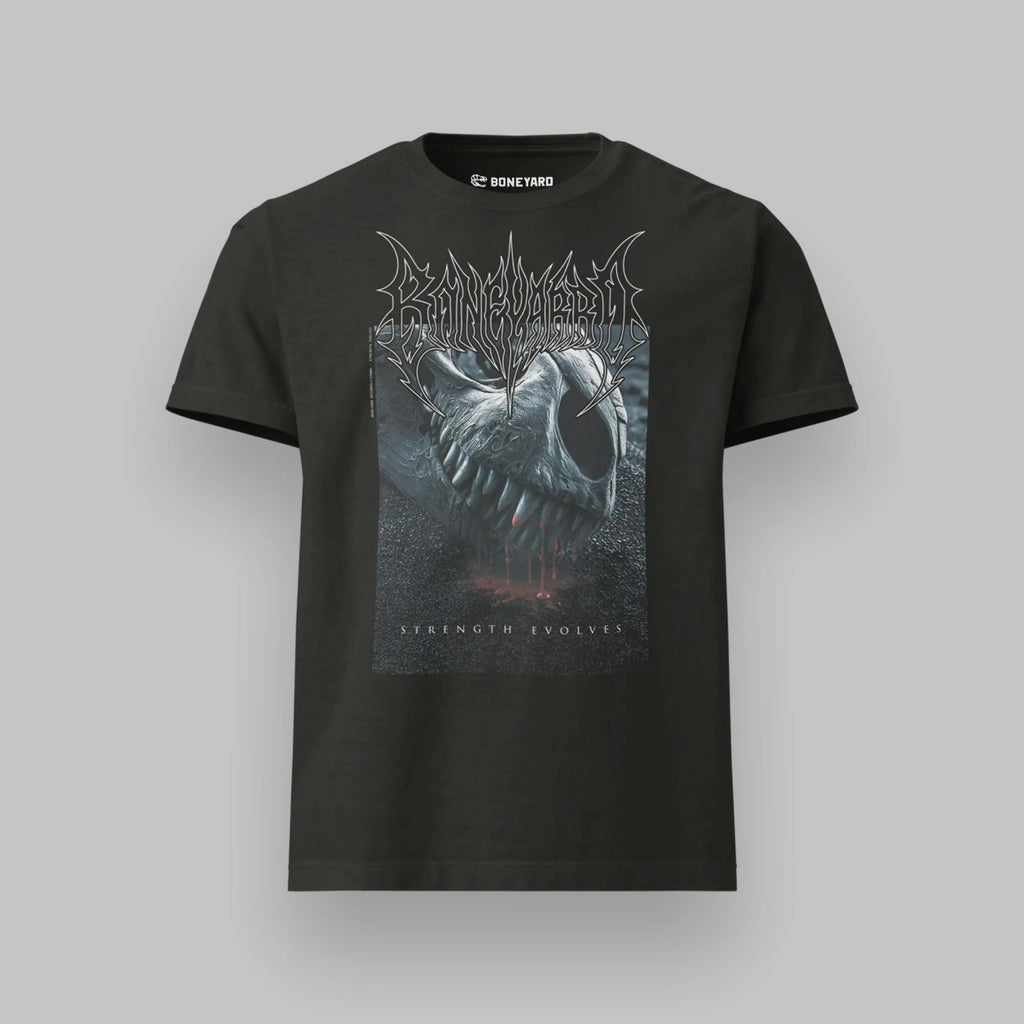 Boneyard Records//EP001 - Strength Evolves — BoneyardRecords T-Shirt front
