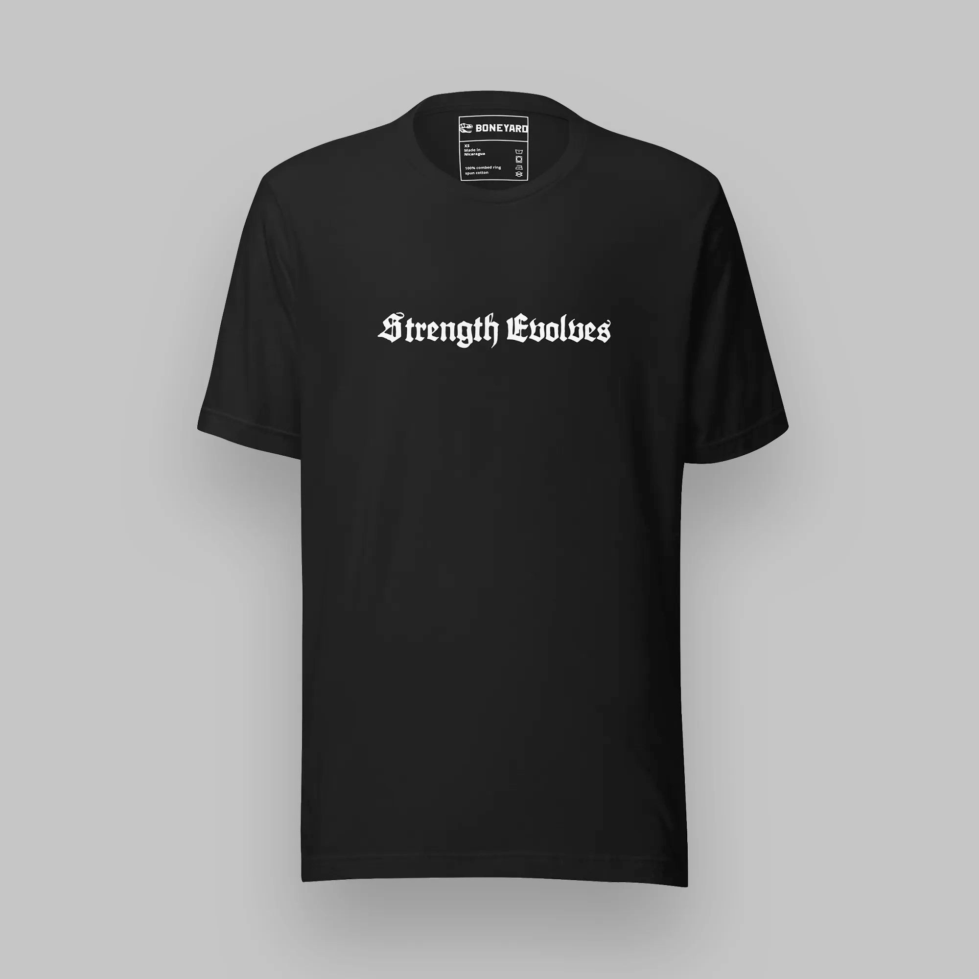 Strength Evolves Tee — Heritage T-Shirt front